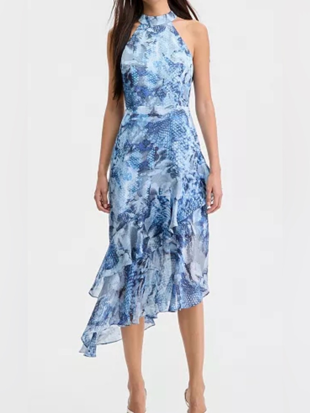 GUESS Women's Kea Asymmetrical-Hem Ruffled Dress - Size 6